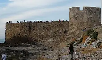Sea bastion at western end of the medina.