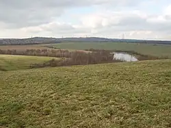 Athersley Memorial Park with Athersley community Lake mid photograph.