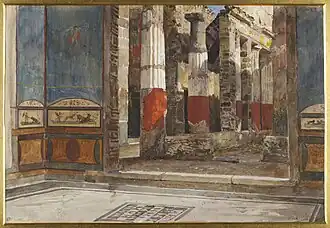 Atrium of the House of the Ancient Hunt (Detail)