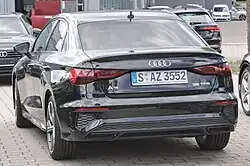 Audi A3 Saloon rear view