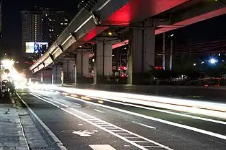 Aurora Boulevard at night (Quezon City, Philippines).jpg