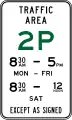 (R5-62) 2 Hour Parking Area