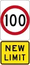 New 100 km/h Speed Limit (used in Victoria)