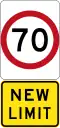 New 70 km/h Speed Limit (used in Victoria)
