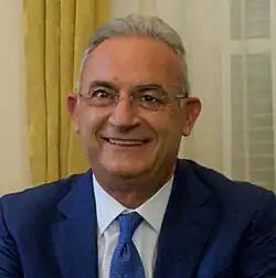 MP Averof Neofytou, former President of DISY (2013–2023) and DISY's candidate for the 2023 presidential election.
