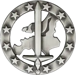 Cap badge of Eurocorps.