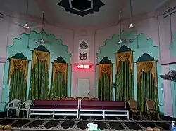 Back/sisters side of the Mosque at night