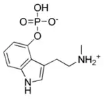 3-[2-(methylammonio)ethyl]-1H-indol-4-yl hydrogen phosphate