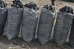 Charcoal for retail or wholesale purposes