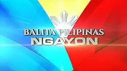 An image with blue, yellow and red, with an illustration of the sun. The show title is displayed on the center of the image.