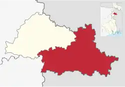 Location of Balurghat subdivision