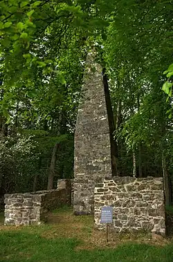 Balvenie Pillar, also known as Tom na Croiche (Hangman's Knoll, lit. 'Tom of the Cross'). The pillar was erected in 1755 to commemorate the last public hanging in the Atholl region of Scotland in 1630.