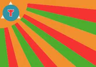 Proposed flag for the future state of Tocantins, 1987 – 1988