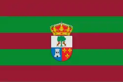 Flag of Cármenes, Spain