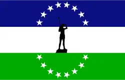 Logo from 2005 and mistaken flag from 2007