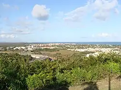 Aerial view of Barra de São Miguel