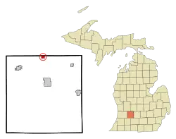 Location of Freeport, Michigan