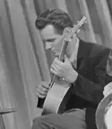 Barry Galbraith (left) in the Columbia Picture studios, September 1947. Photograph by William P. Gottlieb.