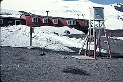 Pedro Aguirre Cerda Base (Closed Today), in Deception Island, 1958