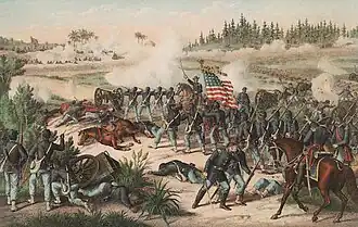Image 14The Battle of Olustee was the only major Civil War battle fought in Florida. (from History of Florida)