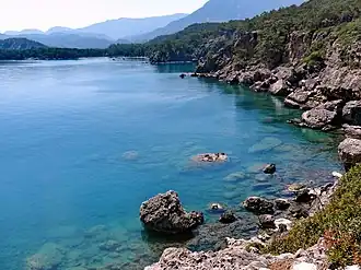 Beydağları Coastal National Park in Antalya, Turkey