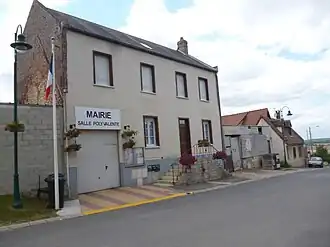 The town hall in Beauvoir