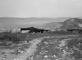 Bedouin tent near the foot of Gamala, Sea of Galilee in background.