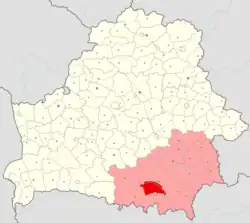 Location of Mazyr district