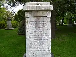 Dr. Benjamin Waterhouse's grave