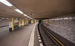Underground platform