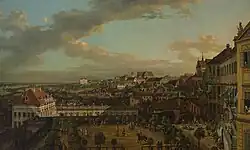 View of Warsaw from the Terrace of the Royal Castle, Bernardo Bellotto