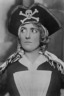 woman in costume as a pirate