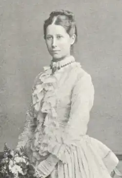 Bessie Craigmyle, a young white woman in about 1886