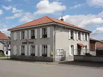 The town hall in Bezange-la-Grande