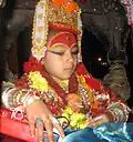 Child representing Bhairava (Bhelu)