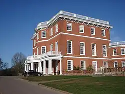 Bicton College's Main Building