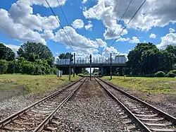 Tracks in the direction of Jelgava
