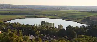 Lake Bindersee near Rollsdorf, Saxony-Anhalt