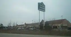 A section of stores within Birch Run Premium Outlets