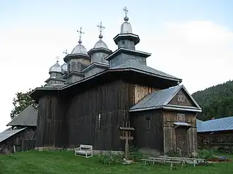 Dormition of the Theotokos wooden church from the Găvanu Monastery