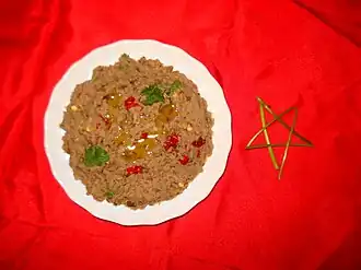 Bissara is a Moroccan broad bean dip or soup