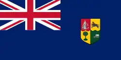 The Blue Ensign was flown over the Union's offices abroad between 1910 and 1928.