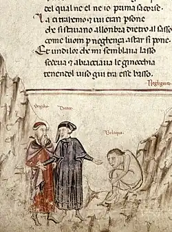 Virgil, Dante, Belacqua