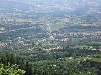 An aerial view of Bonne