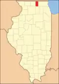 Boone County at the time of its creation in 1836