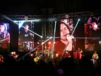 Bosquito performing in Bucharest, 2014.