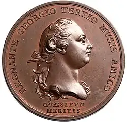 Copper medal obverse