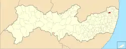 Location in Pernambuco