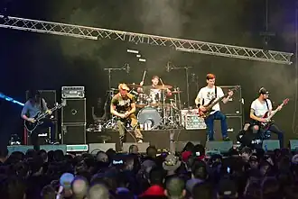 The band at Wacken Open Air in 2015