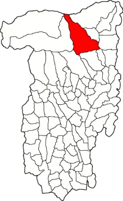 Location in Vâlcea County